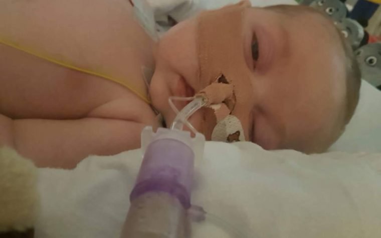 Charlie Gard, in photo on public Facebook page